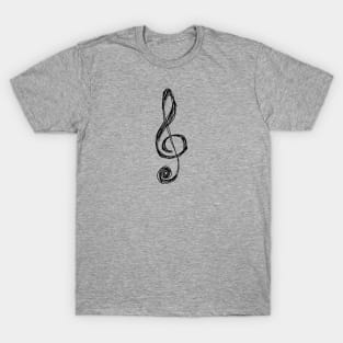 Treble Clef scribbled T-Shirt